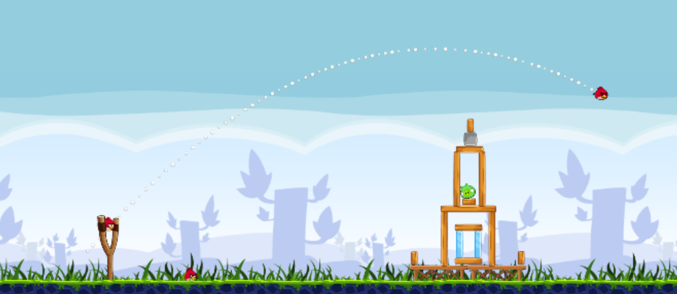 Angry birds game screenshot